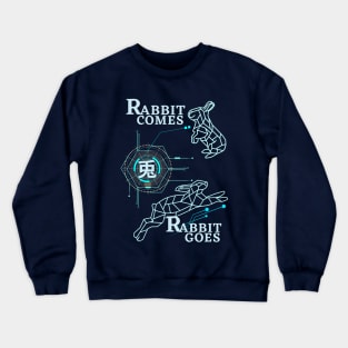 Rabbit Comes Rabbit Goes: Cyber Rabbit 2 Crewneck Sweatshirt